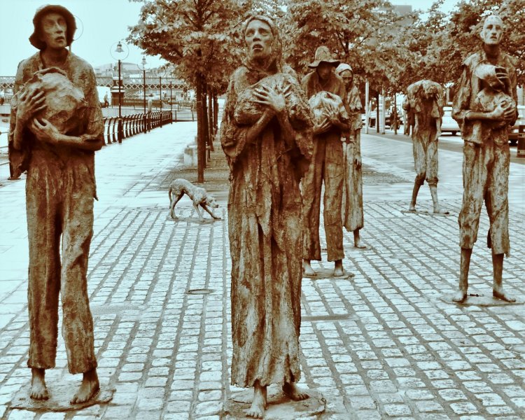 Dublin Famine sculpture